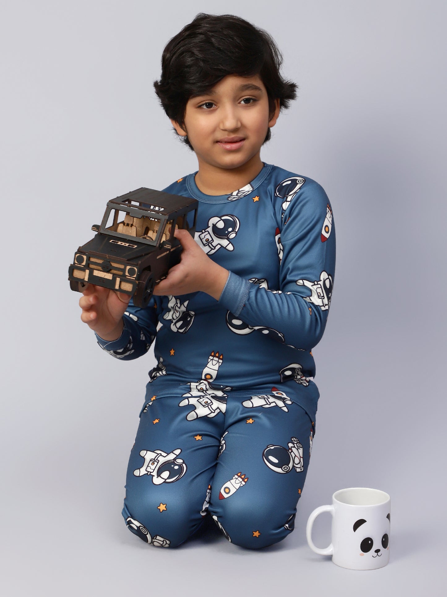Navy Blue Astro Sleep Set
