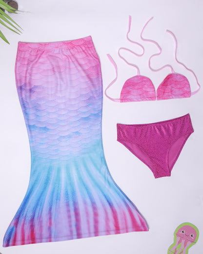 Magical Mermaid Swim Set - Pink and Blue