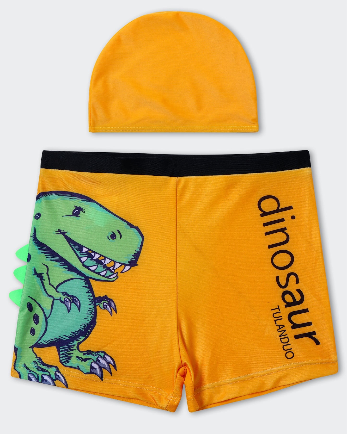 3D Dino Trunk Swim Set- Orange