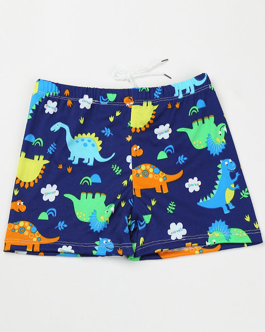 Dino Swim Trunk- Blue