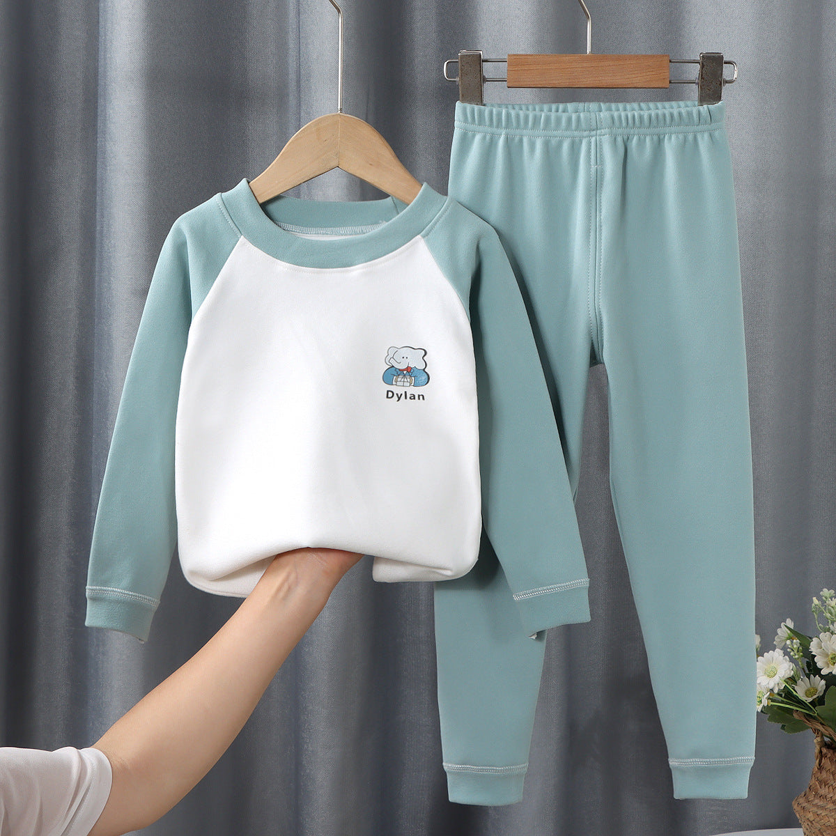 Teal Sporty Sleep Set