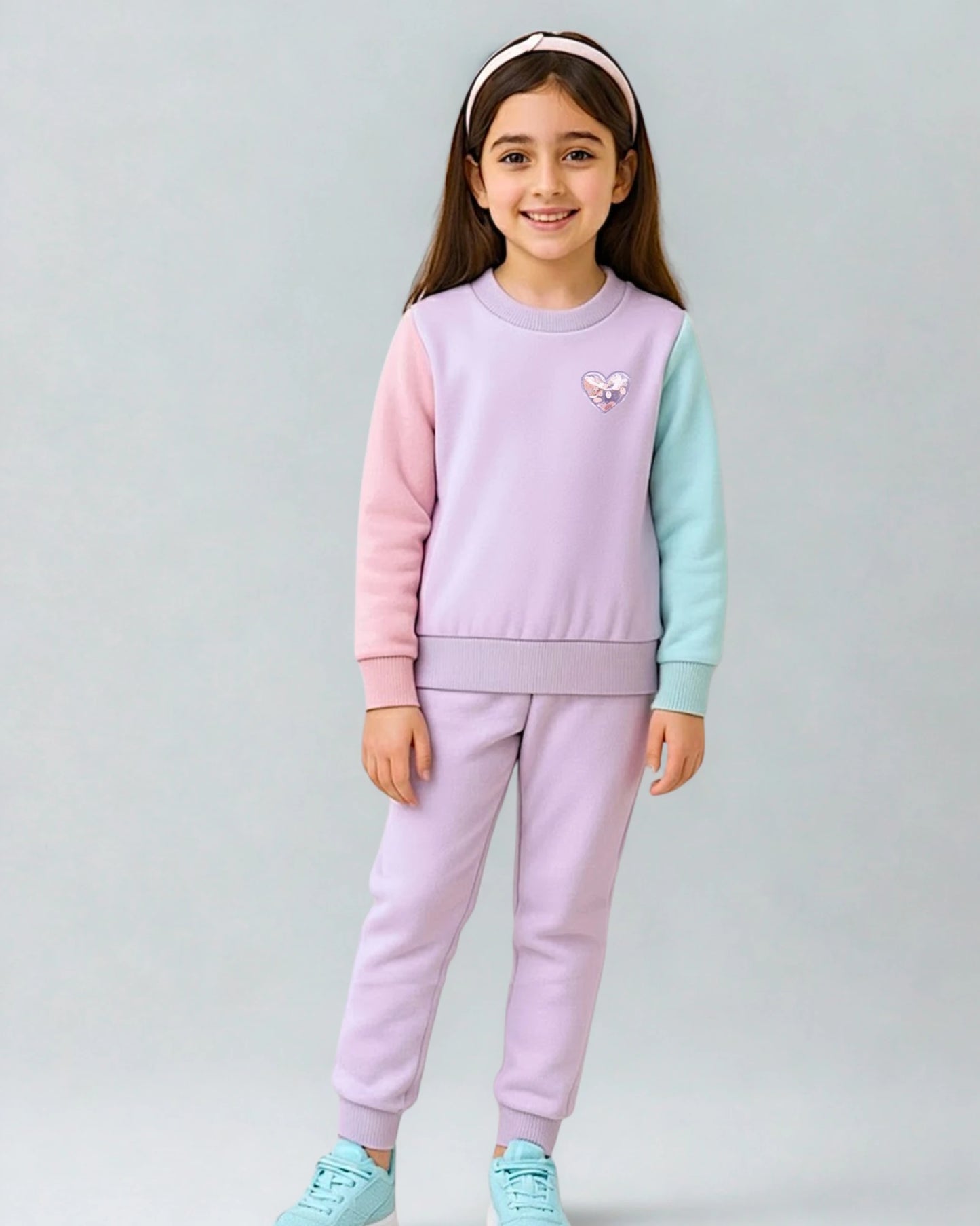 Dreamland Heart Winter Sweatshirt Set